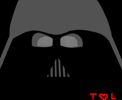 Darth Vader minimalista