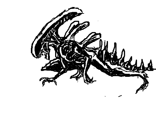 Alien - Desenho de subum - Gartic
