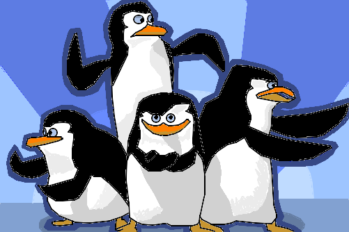Pinguins de Madagascar =D