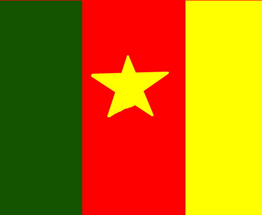 Bandeira/ Camarões