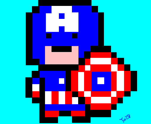 Capitão América Pixel