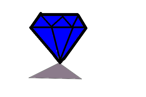 diamante azul.