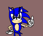 Sonic de óculos escuro