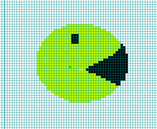 Pac-Man em pixels