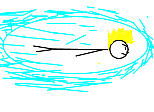 Desenho Goku Voando PNG - Desenho Goku Voando PNG