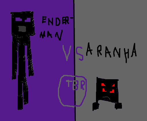 enderman vs aranha