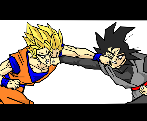 Goku vs Goku Black