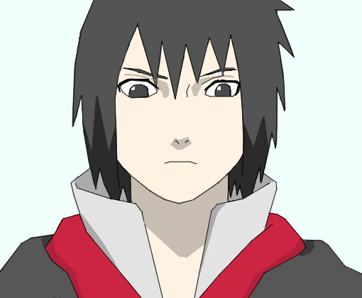 Como Desenhar o Sasuke de Naruto - Akatsuki 