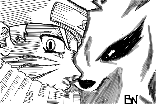 Naruto raposa - Desenho de iguinhoh - Gartic