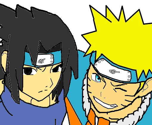 Naruto e Sasuki - Naruto - Just Color Crianças : Páginas para