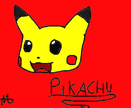 Cabeça do Pikachu - Desenho de undyne_gamer - Gartic