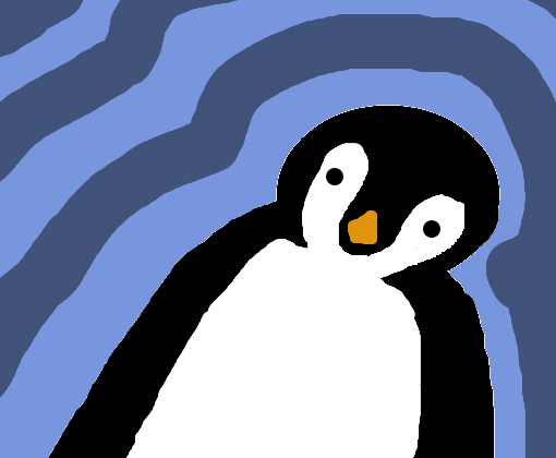 um pinguim 