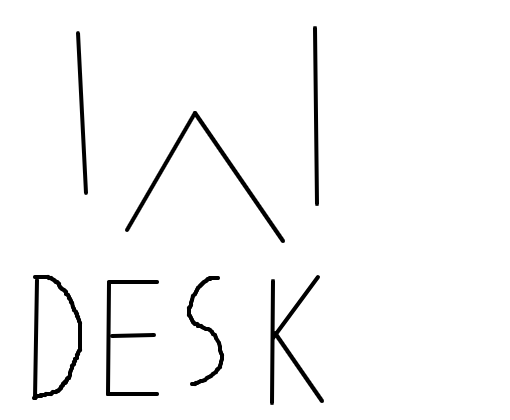 \'^\' desk
