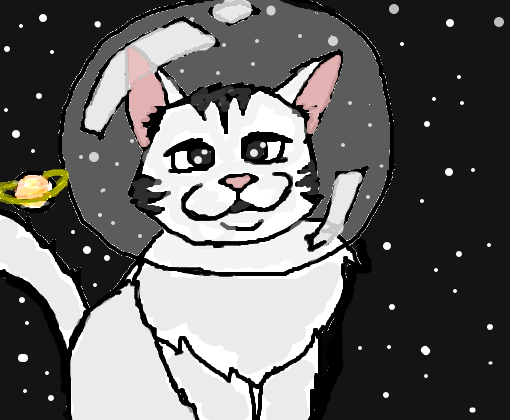 gato astronauta