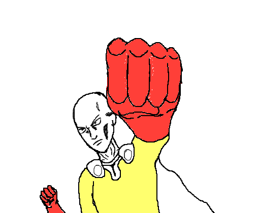 One Punch Man(esboço 1) 