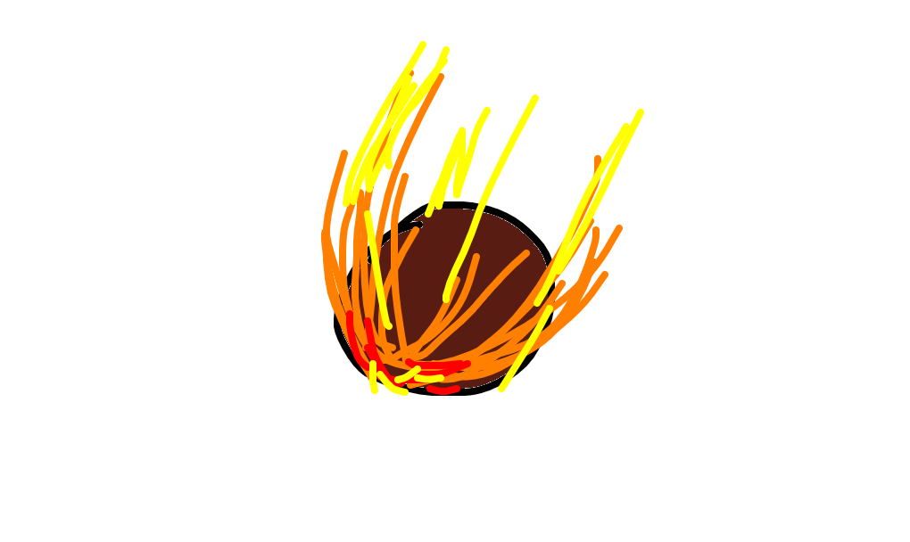 Bola de fogo - Desenho de cavaleironaboa - Gartic