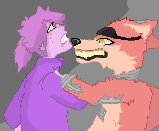 foxy vs purple guy