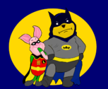 Pooh/Leitão,/Batman/Robin