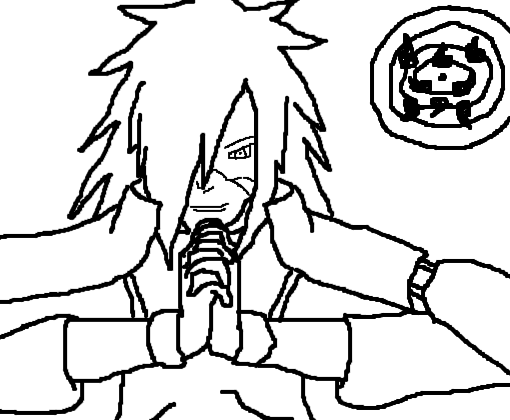 Uchiha Madara Desenho De Victorq Gartic