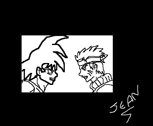 Goku VS Naruto - Desenho de pastormetraihadora - Gartic