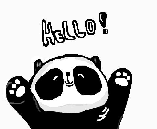 Panda Vermelho - Desenho de noobinha__ - Gartic