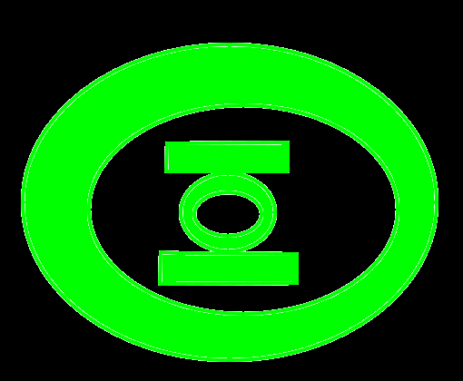 simbolo do lanterna verde