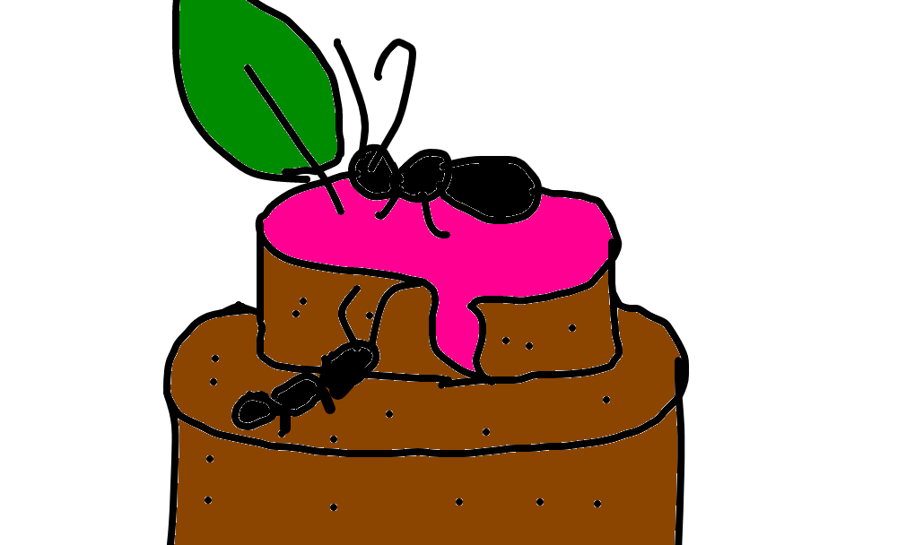 bolo de formigas