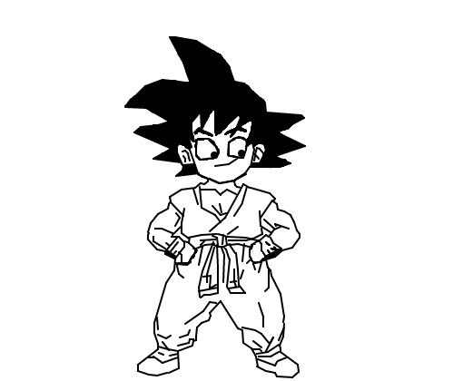 Goku - Desenho de ryuk09 - Gartic