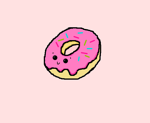 Donut kawaii - Desenho de ooeie - Gartic