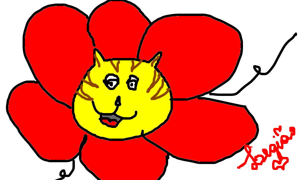 gato-flor
