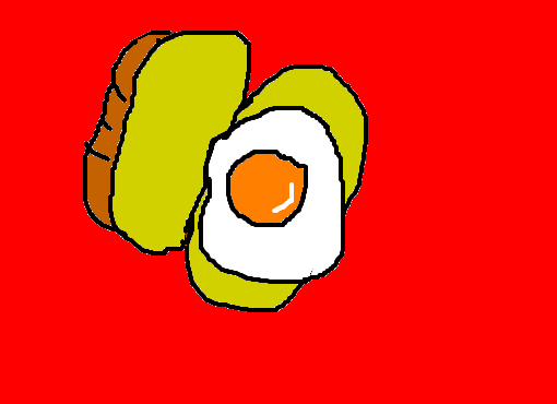 pão com ovo