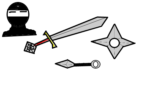 armas ninjas - Desenho de vst340 - Gartic