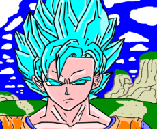 Goku super saiyajin Blue