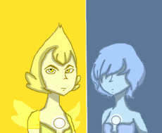 Yellow and Blue Pearl