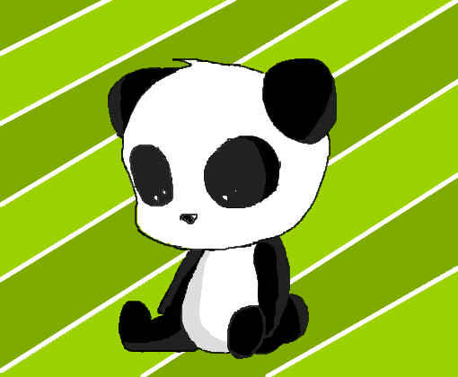 panda kawaii para(elenmatos) - Desenho de sandriiel - Gartic