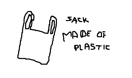 saco de plástico
