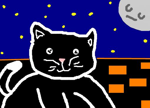 Gato preto( preguiça)