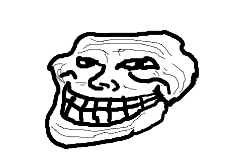 Troll Face - Desenho de euzin - Gartic