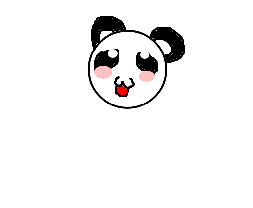 panda kawaii para(elenmatos) - Desenho de sandriiel - Gartic