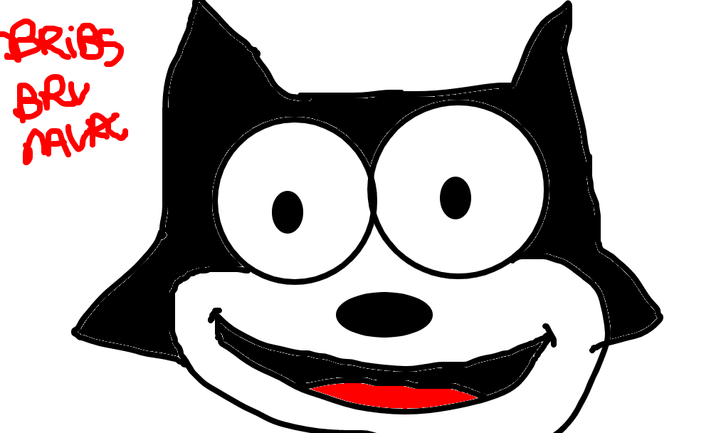 Gato félix - Desenho de yeplay - Gartic