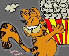 Garfield x pipoca