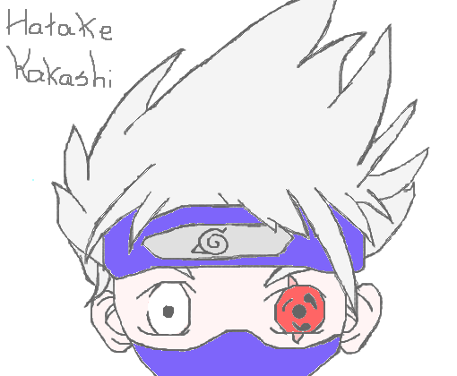 Kakashi Hatake p/ sragabisz - Desenho de jacaredebotas - Gartic