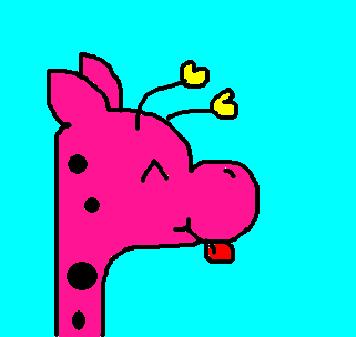 girafa rosa