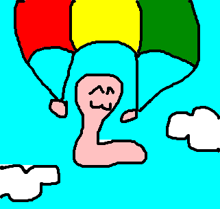 minhoca paraquedista