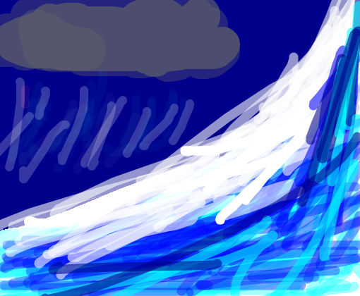 Bolo - Desenho de tempestade_ - Gartic