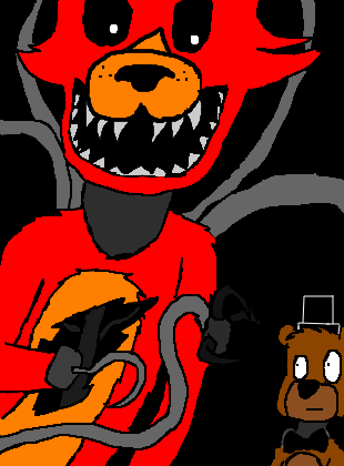 Mega Foxy vs Freddy