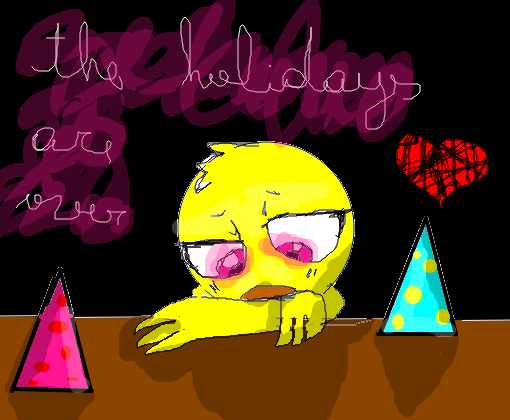 The Holidays Are Over (speedpaint)